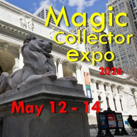 Magic Collector Expo 2026 - Daily Report Daily reports from the Expo in New Jersey featuring conversations with organizers, talent, speakers, dealers, and more. #newyork #newyorkpubliclibrary #magiccollector #magiccollectorexpo #magicconvention #magi
