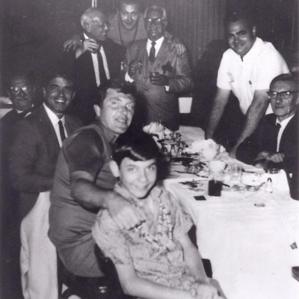Dai Vernon, Mickey O'Malley, Robert Lansing (actor), Bob Elliott, Fred Braue, Larry Acurie, Willie Schneider, Jerry Ruben, and Alan Bursky