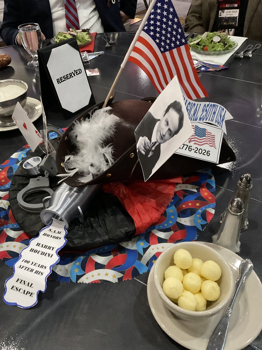 Centerpiece on our table for dinner