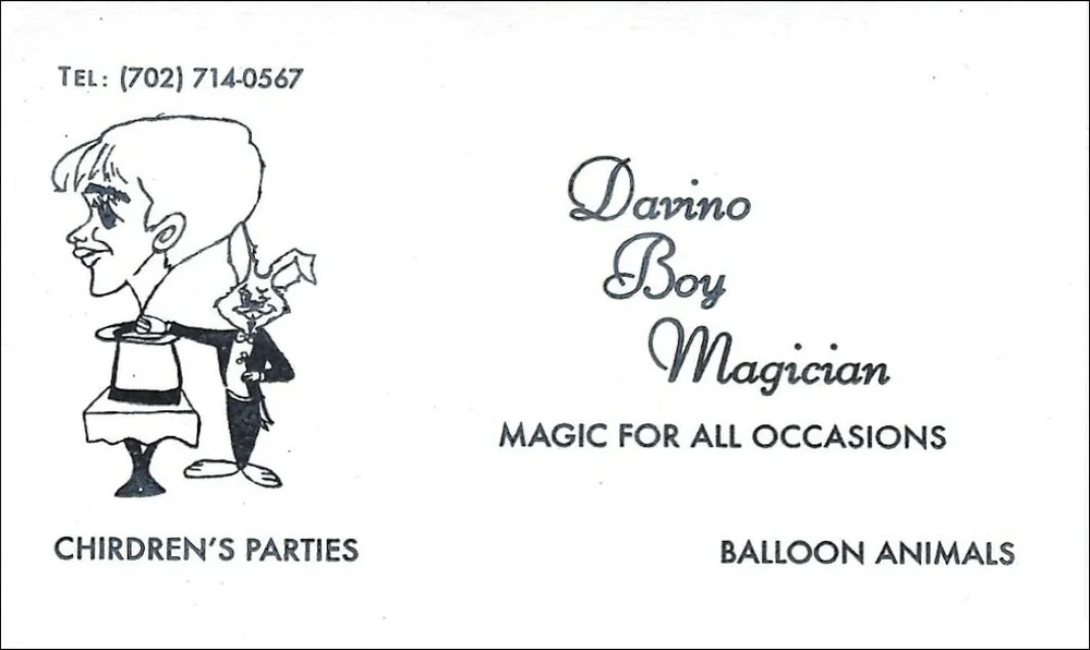 Young Copperfield Business Card