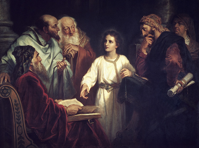 Christ in the Temple, by Heinrich Hofmann: