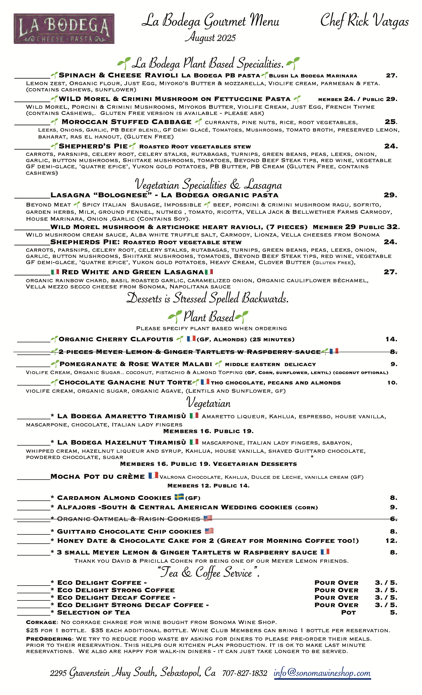 Gourmet Vegetarian & Gourmet Plant Based -