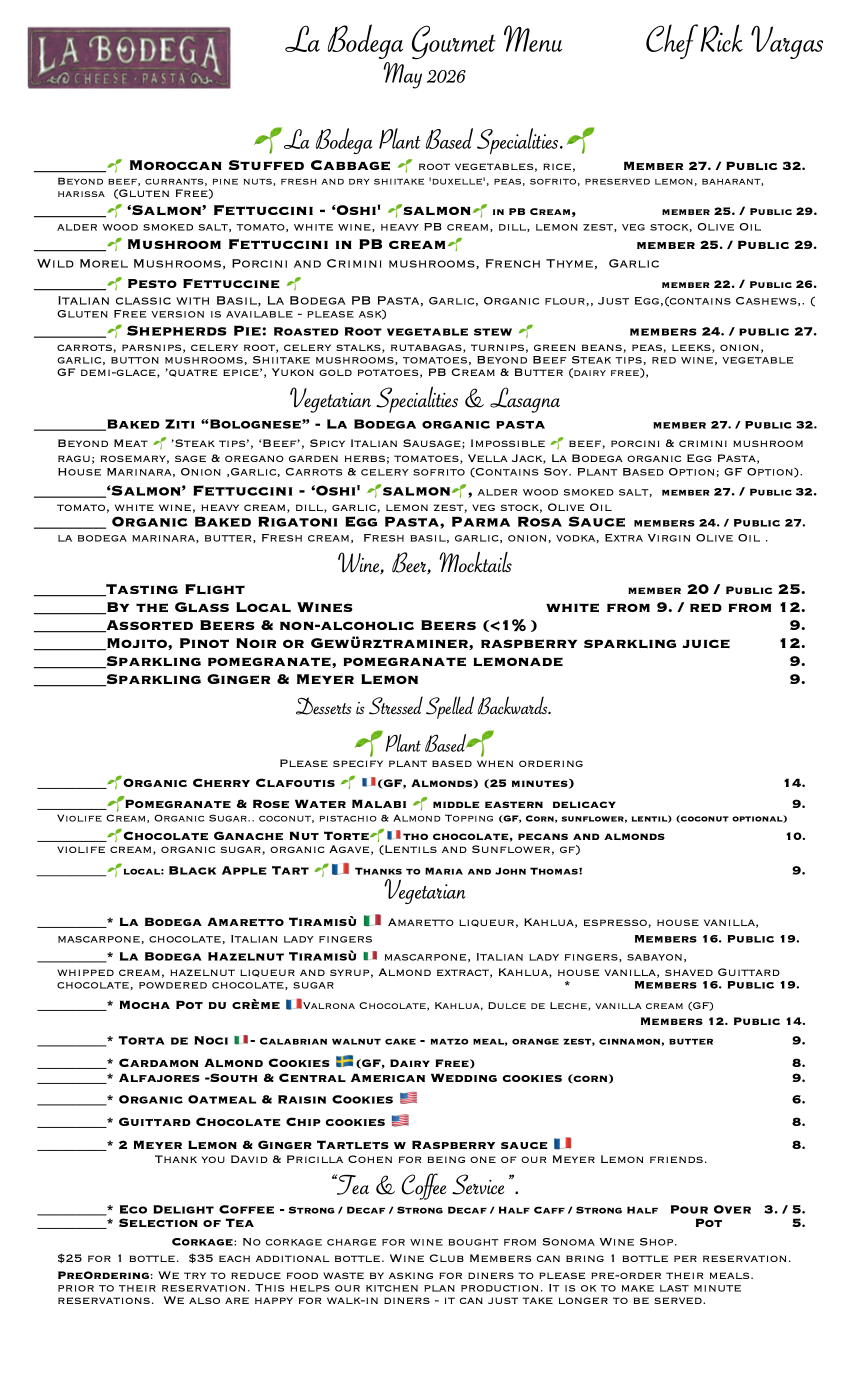 Gourmet Vegetarian & Gourmet Plant Based