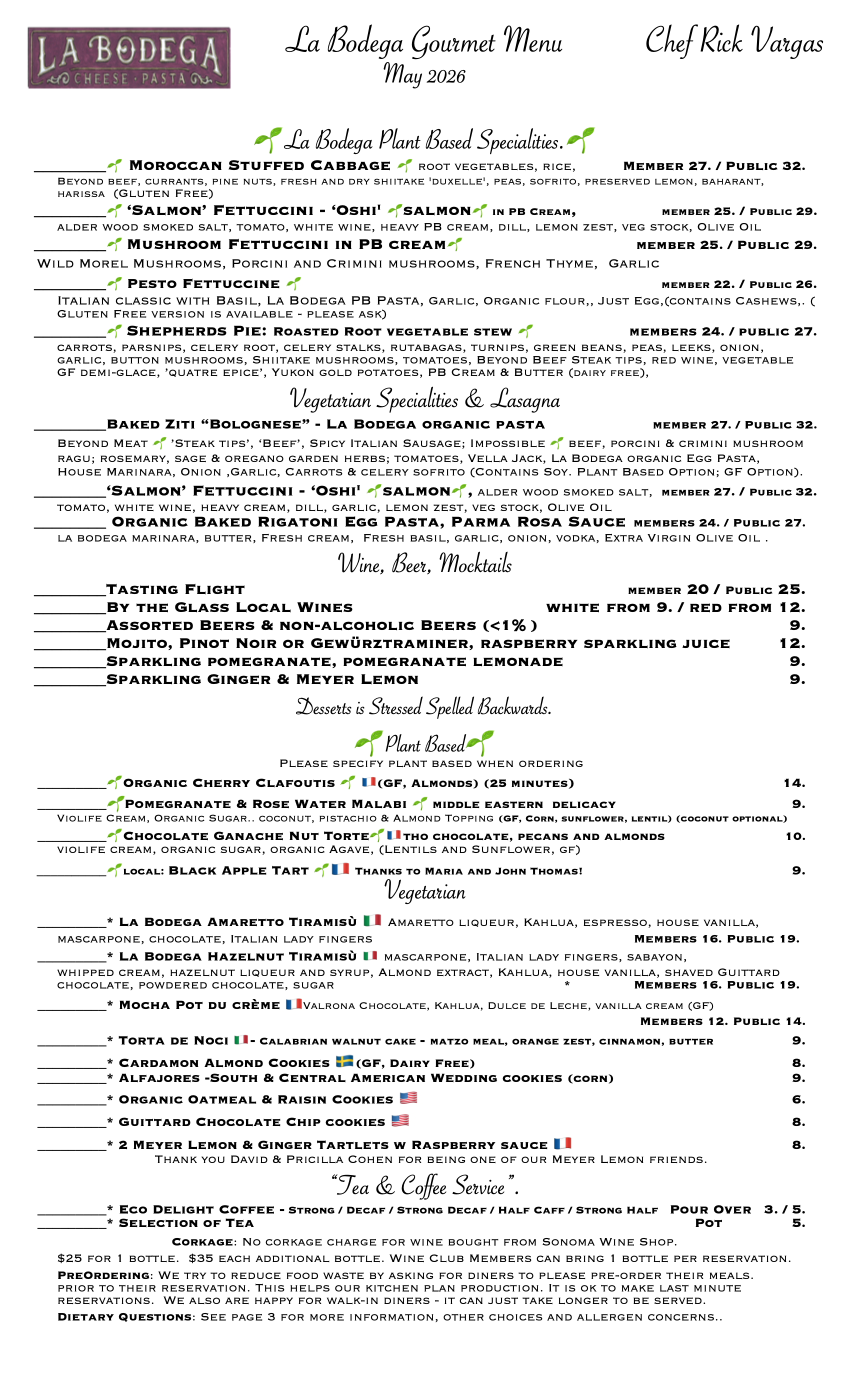 Gourmet Vegetarian & Gourmet Plant Based