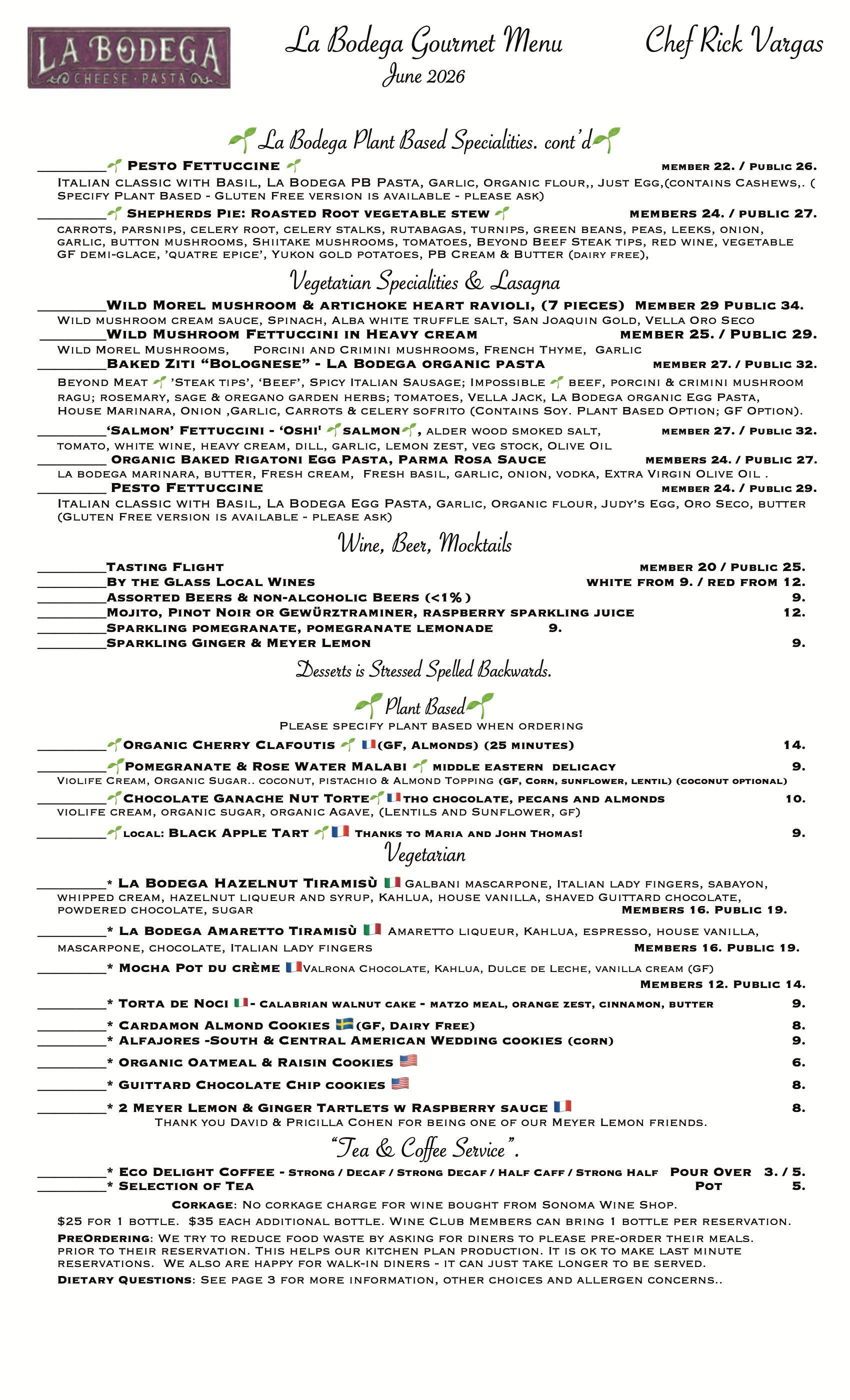Gourmet Vegetarian & Gourmet Plant Based