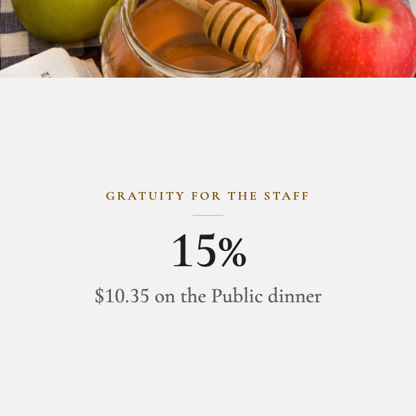 15% Tip - Thank You!