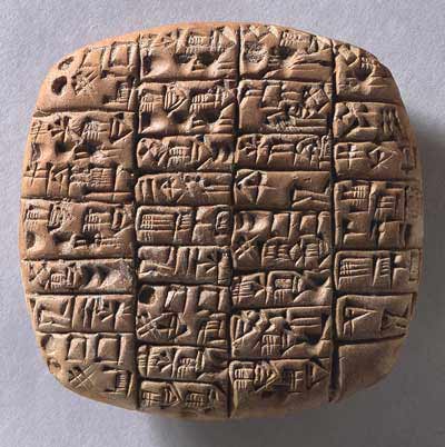 cuneiform text dates back to the 6th year of prince Lugalanda who ruled about 2370 B.C. in southern Mesopotamia..jpg