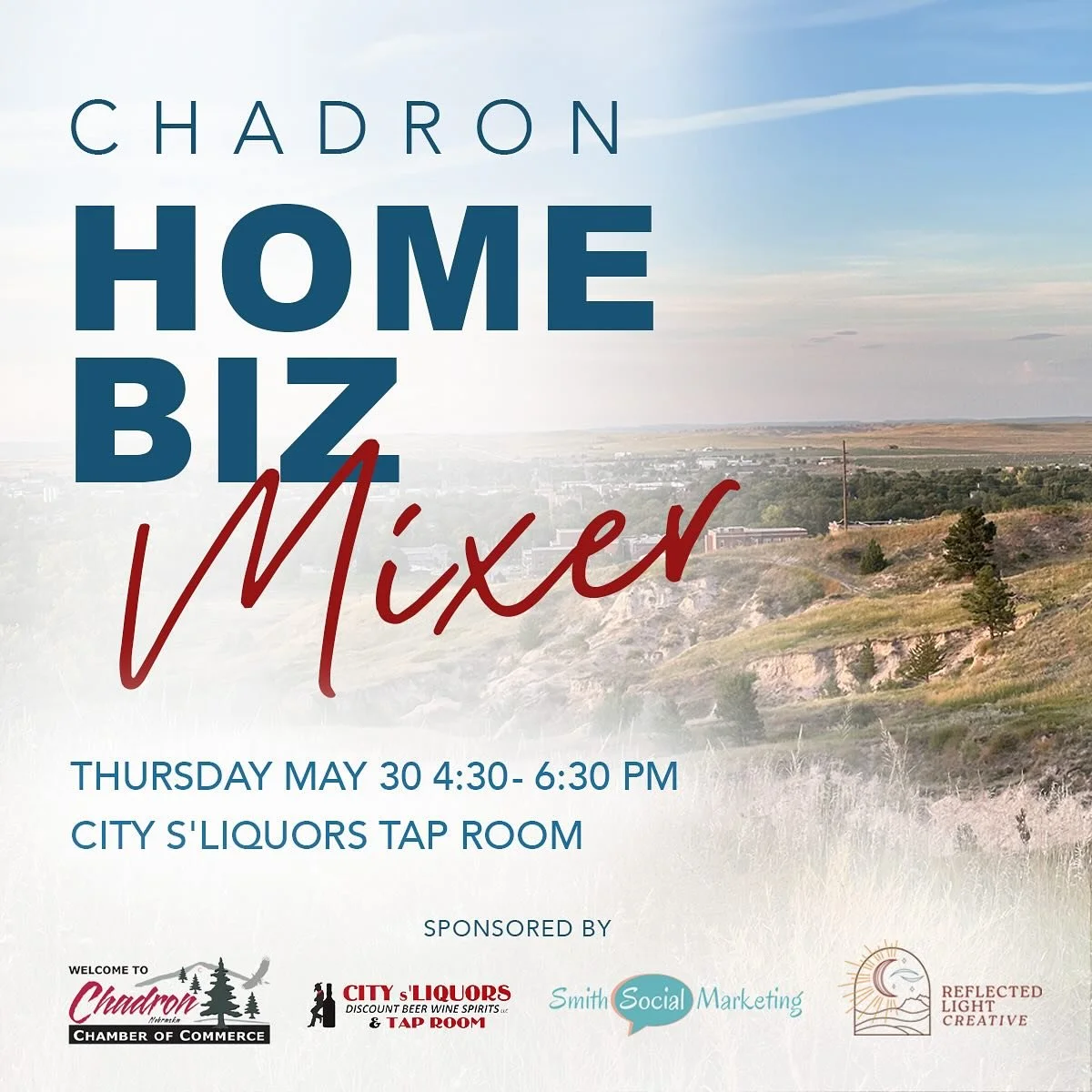 HEY fellow home-based business owners or entrepreneurs here in the Chadron area! Join us for this fun event! It will be a great opportunity to showcase your business to the community and meet fellow home-based businesses in the area. 

May 30th, at t