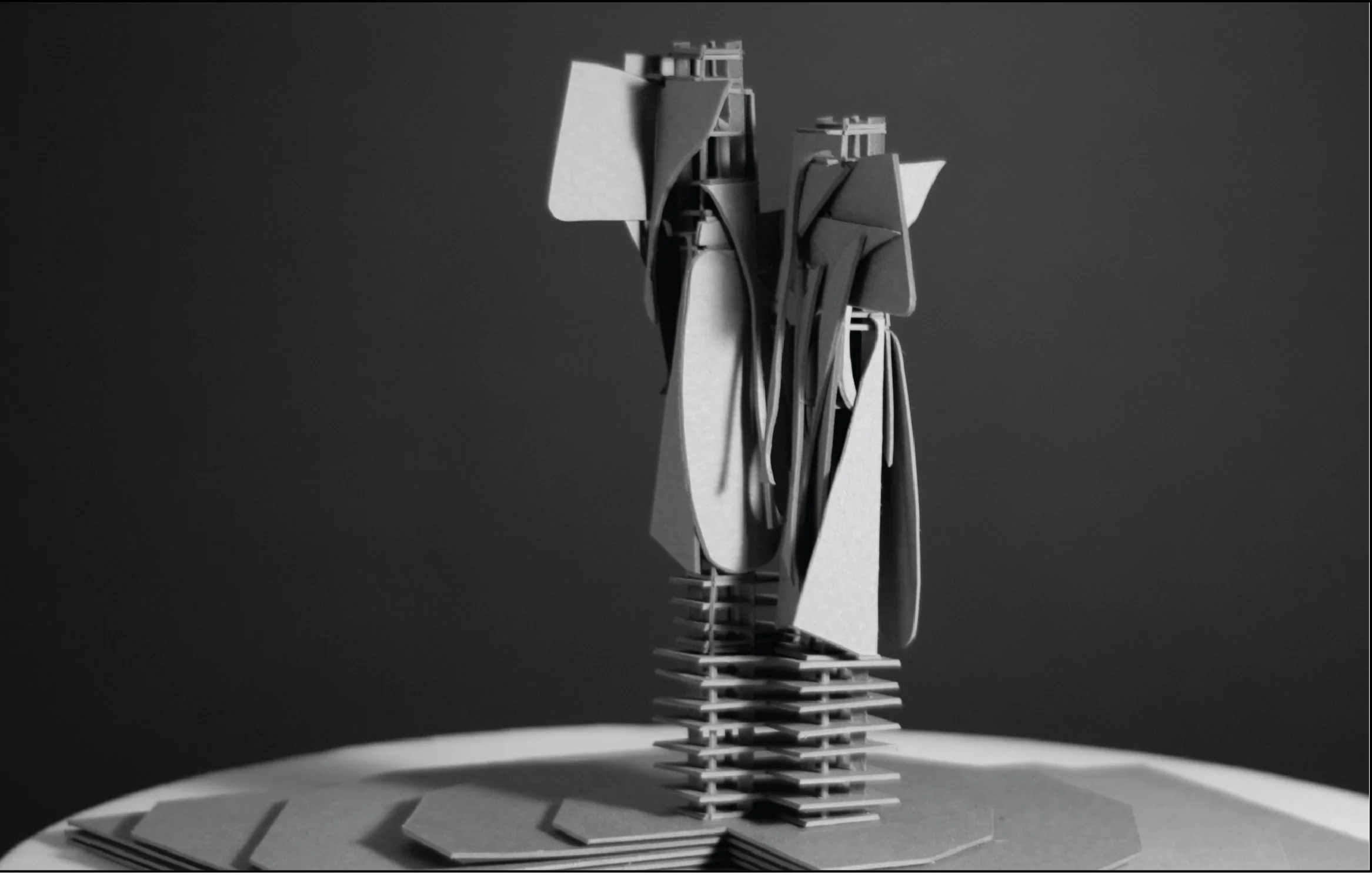 create a scale model with only one material and zero adhesives