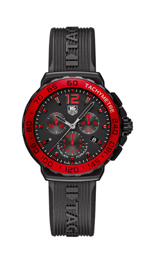 TAG Heuer Men's Swiss Chronograph Formula 1 Watch with Red Accents