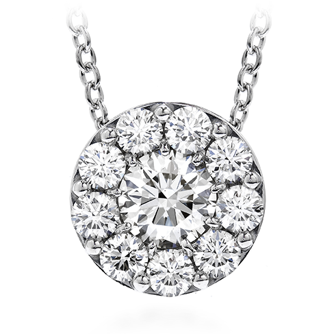 Ideal cut diamond pendant necklace, 1.08 total carats, valued at $5700