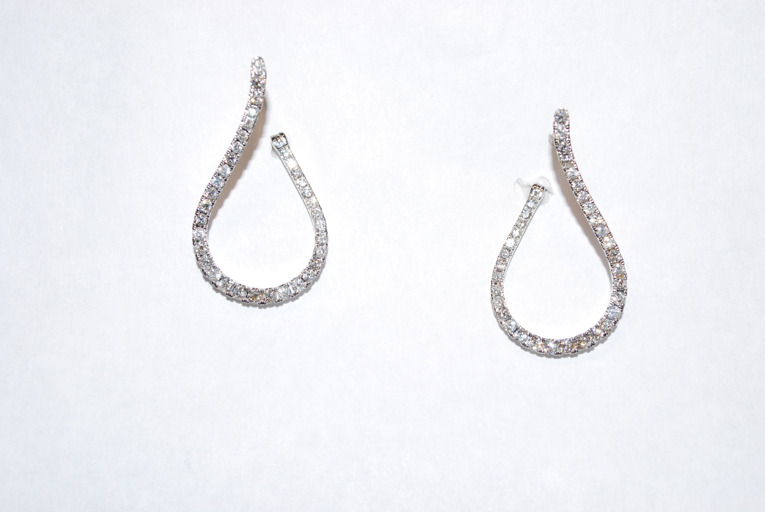 Inside Out Diamond Hoop Earrings