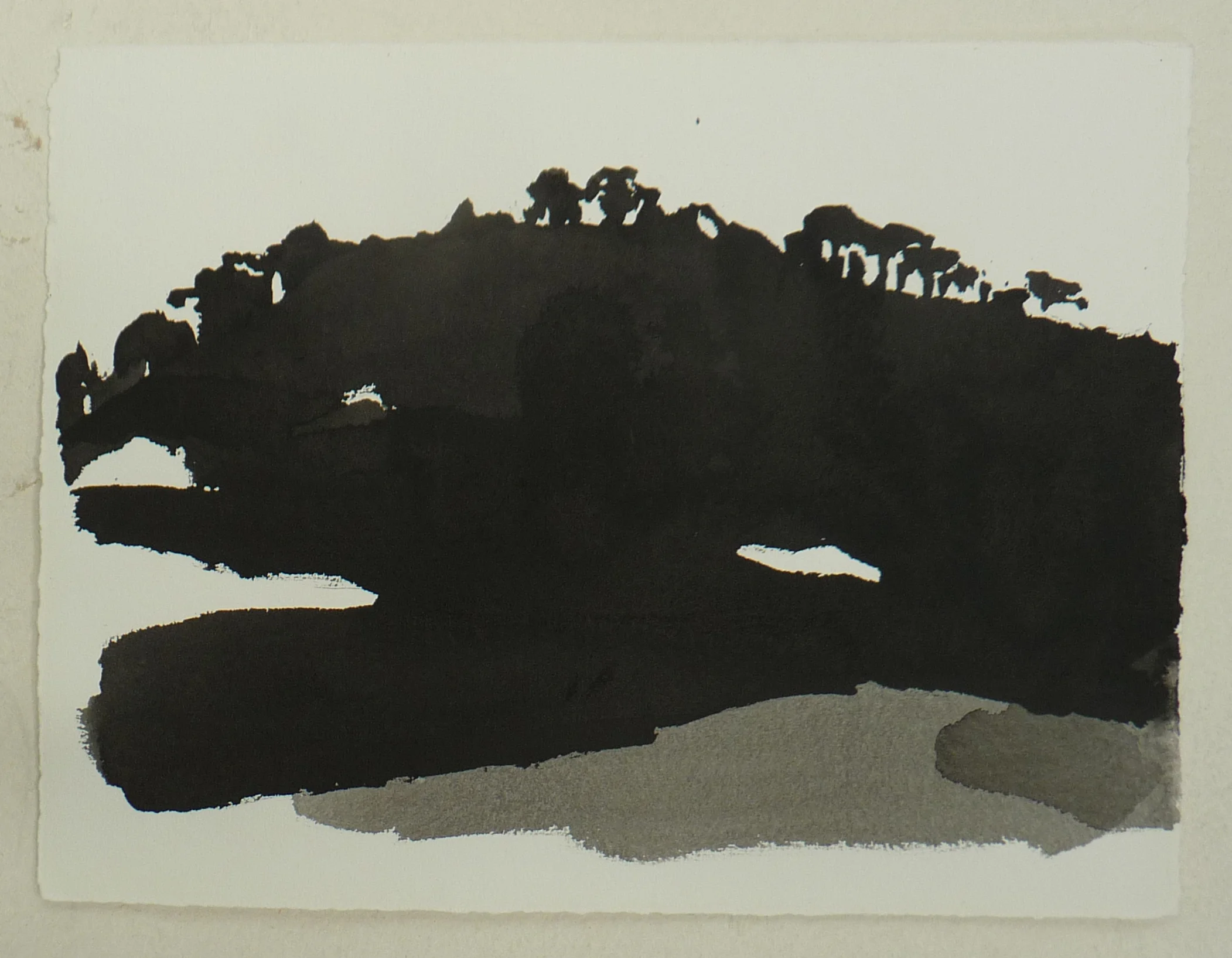   Bald Hill III &nbsp;&nbsp;2011 ink on paper 25 x 32cm 