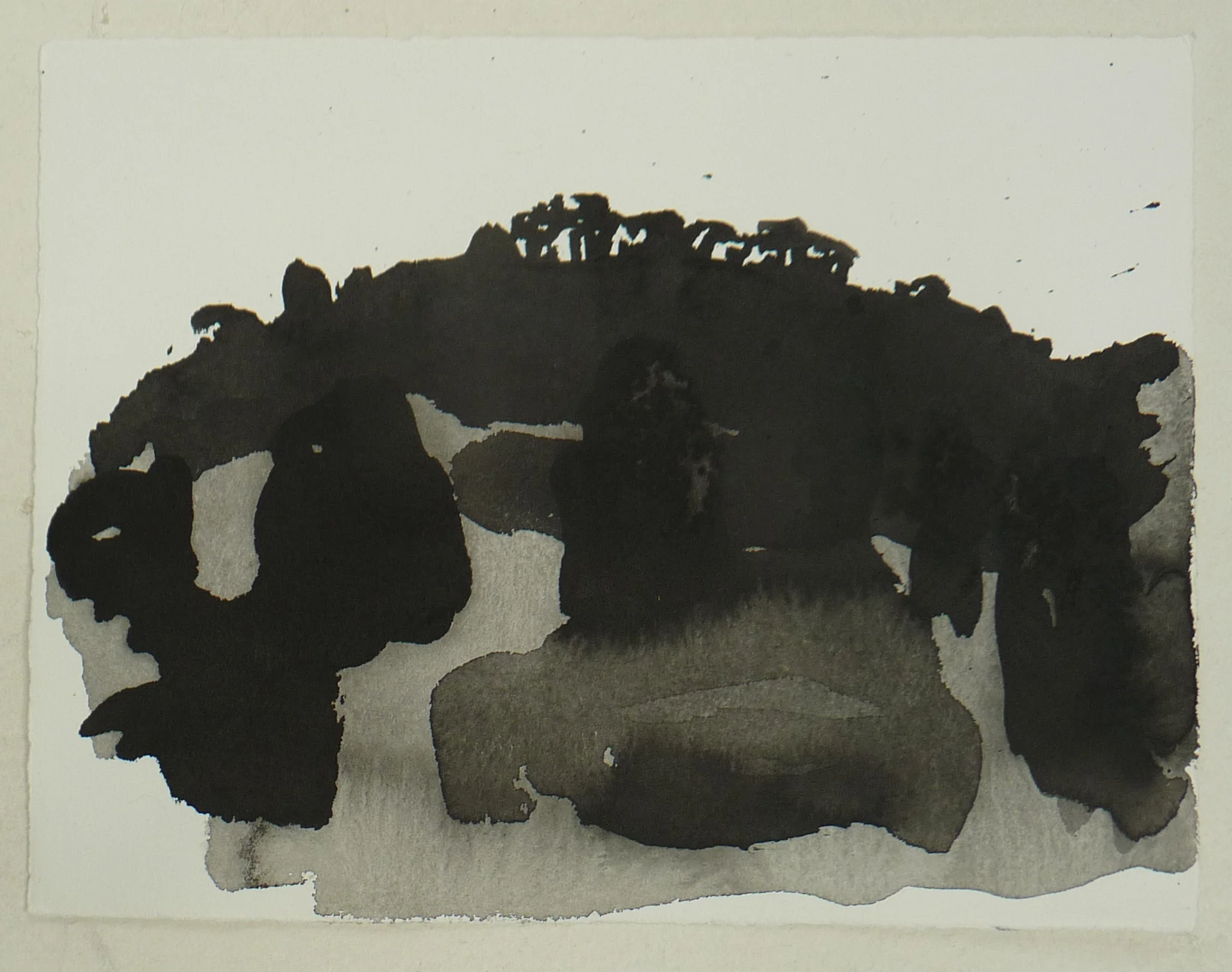   Bald Hill &nbsp;&nbsp;2011 ink on paper 25 x 32cm 