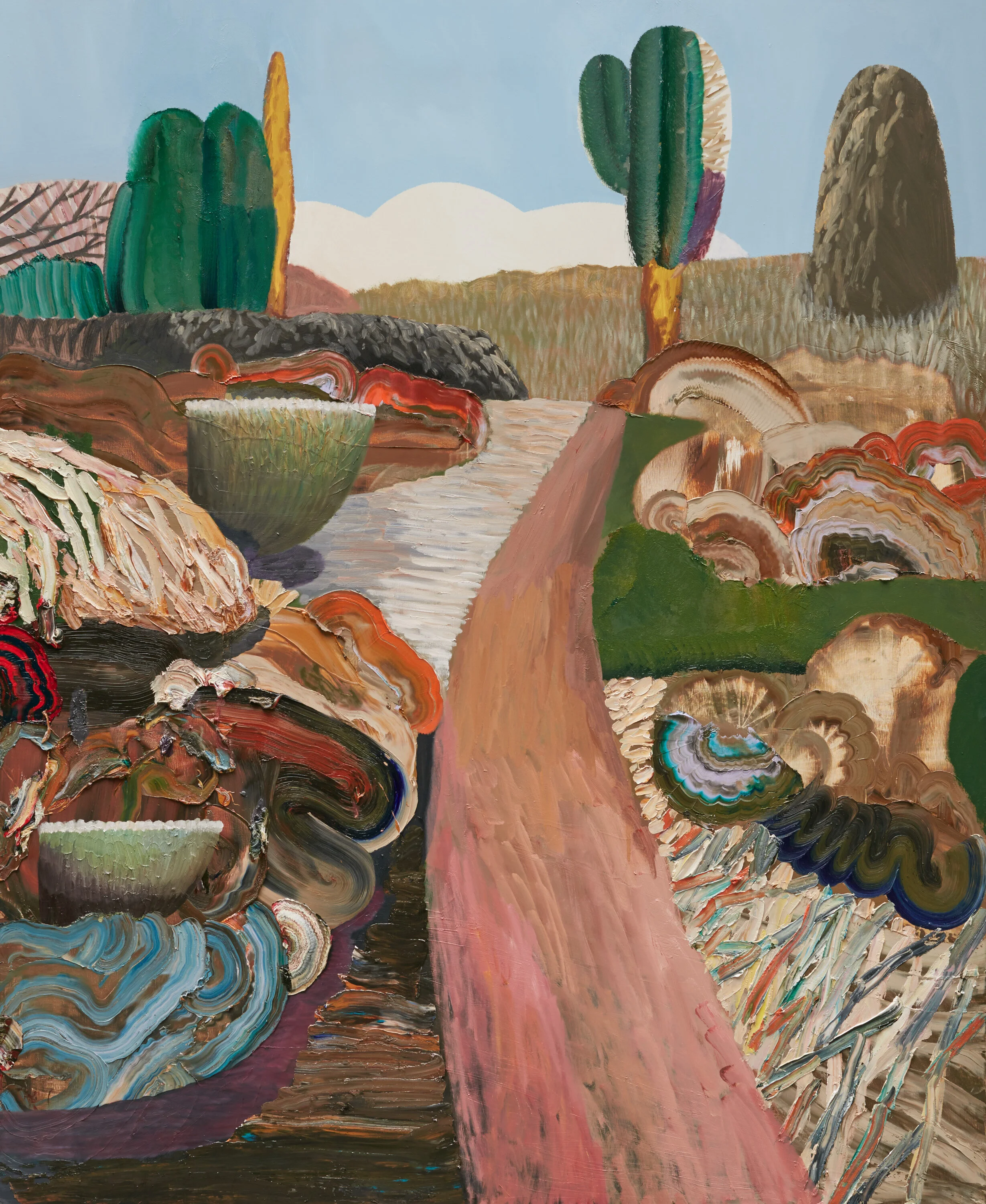 Neo’s Tree, 2021, oil on linen, 168 x 137 cm