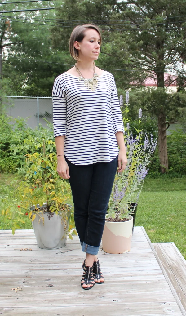 evolution of an outfit (or, how to wear the same jeans five days in a