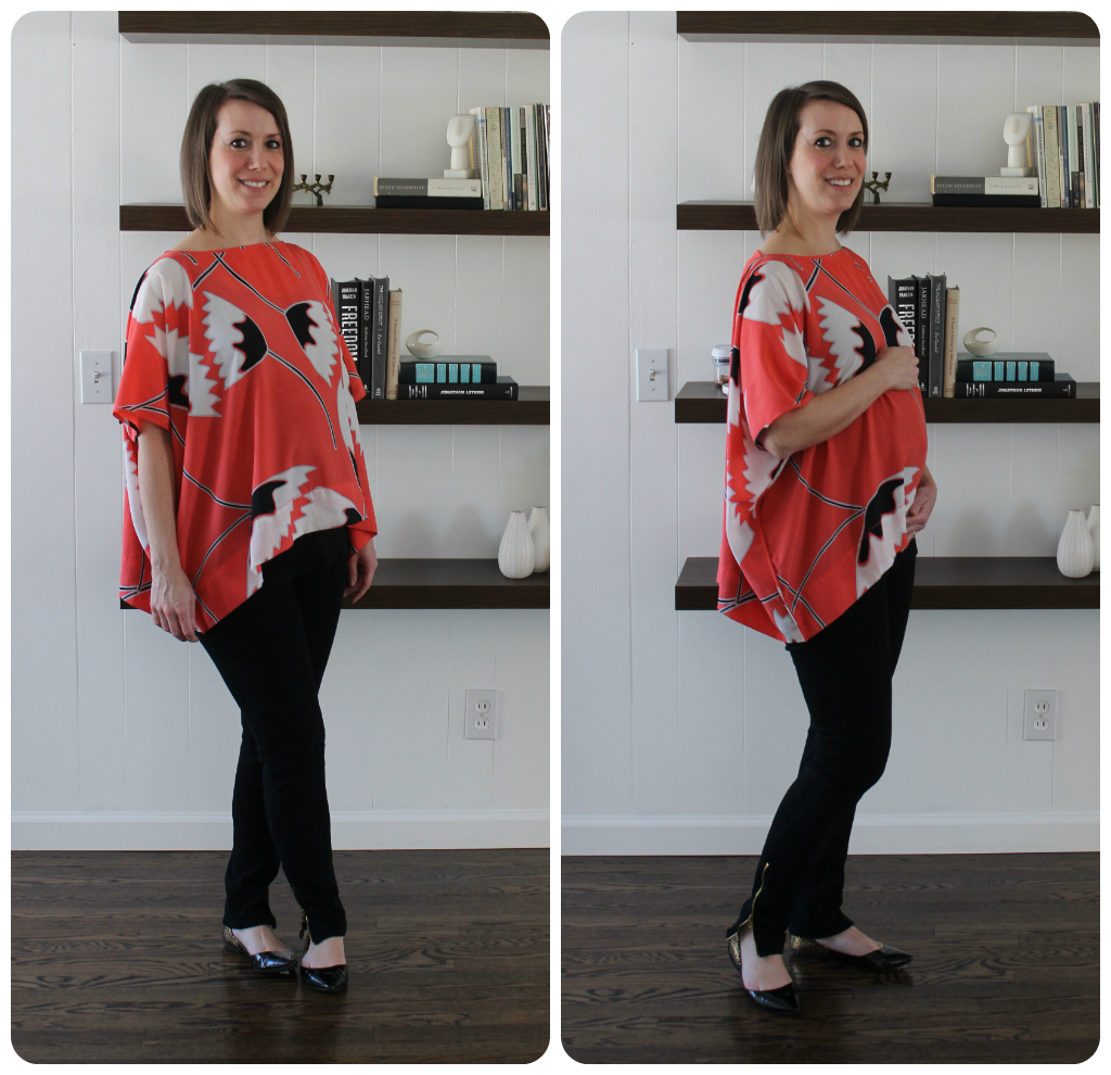 Paige (non-maternity) jeans, BCBG flats