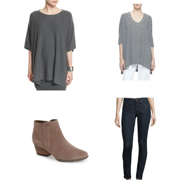 a 10 piece eileen fisher capsule wardrobe — mindful closet