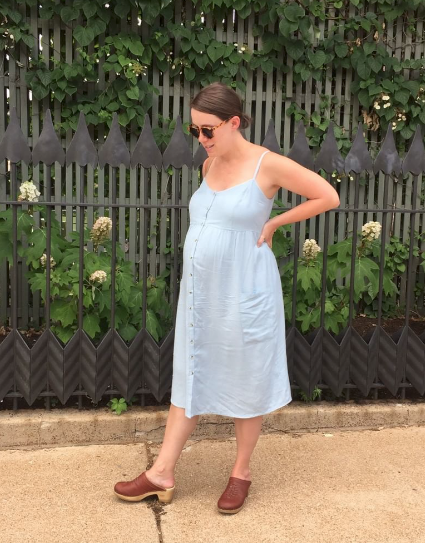 maternity style for hot weather — mindful closet