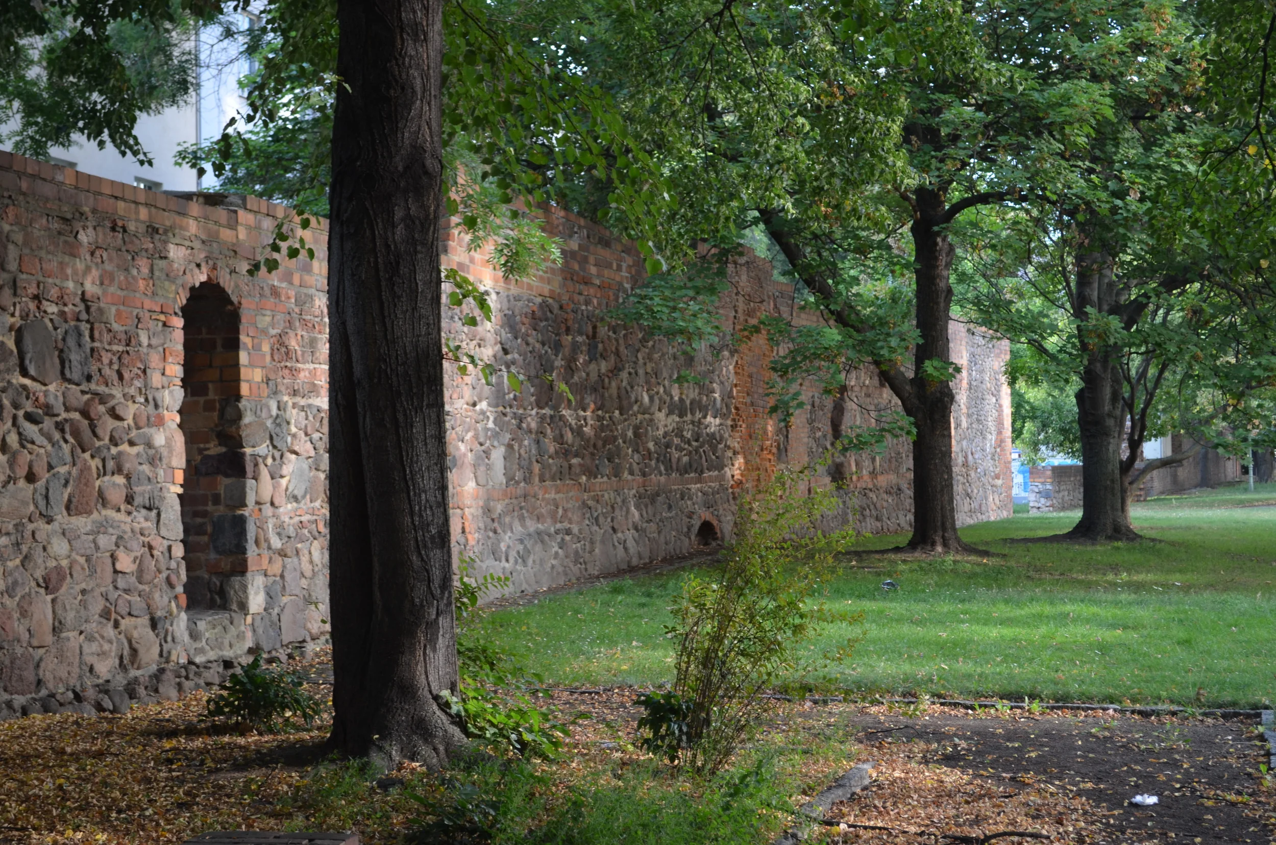 Berlin's Medieval City Wall was built around 1250. The last remaining remnant can be seen on Littenstraße in Mitte.
