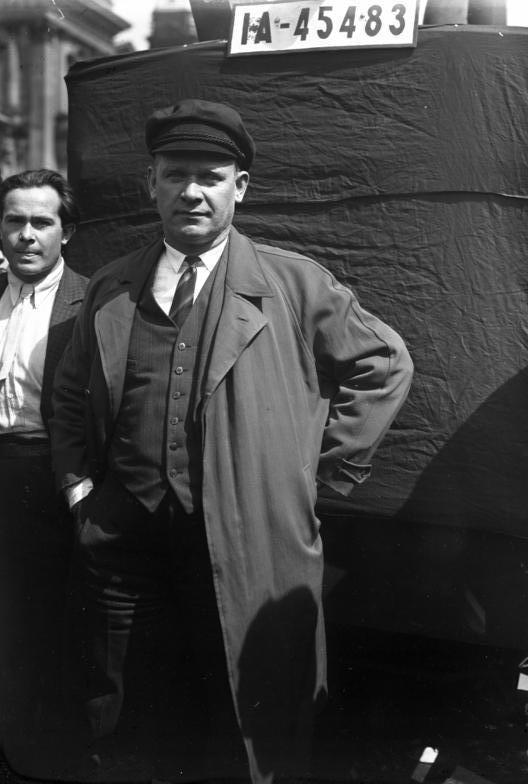 Ernst Thälmann in 1932, not long before his arrest by the Gestapo. Source: Wikipedia Commons