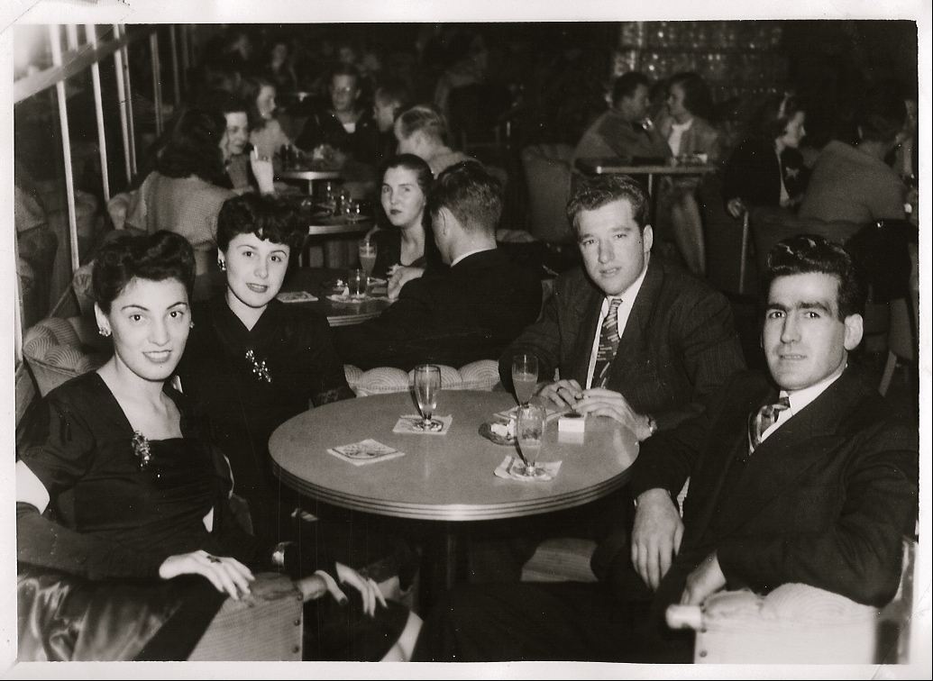 Left to Right: My Grammie Mary Tejada, Mary Z., Uncle Red Z. and my Grandpa Frank Tejada