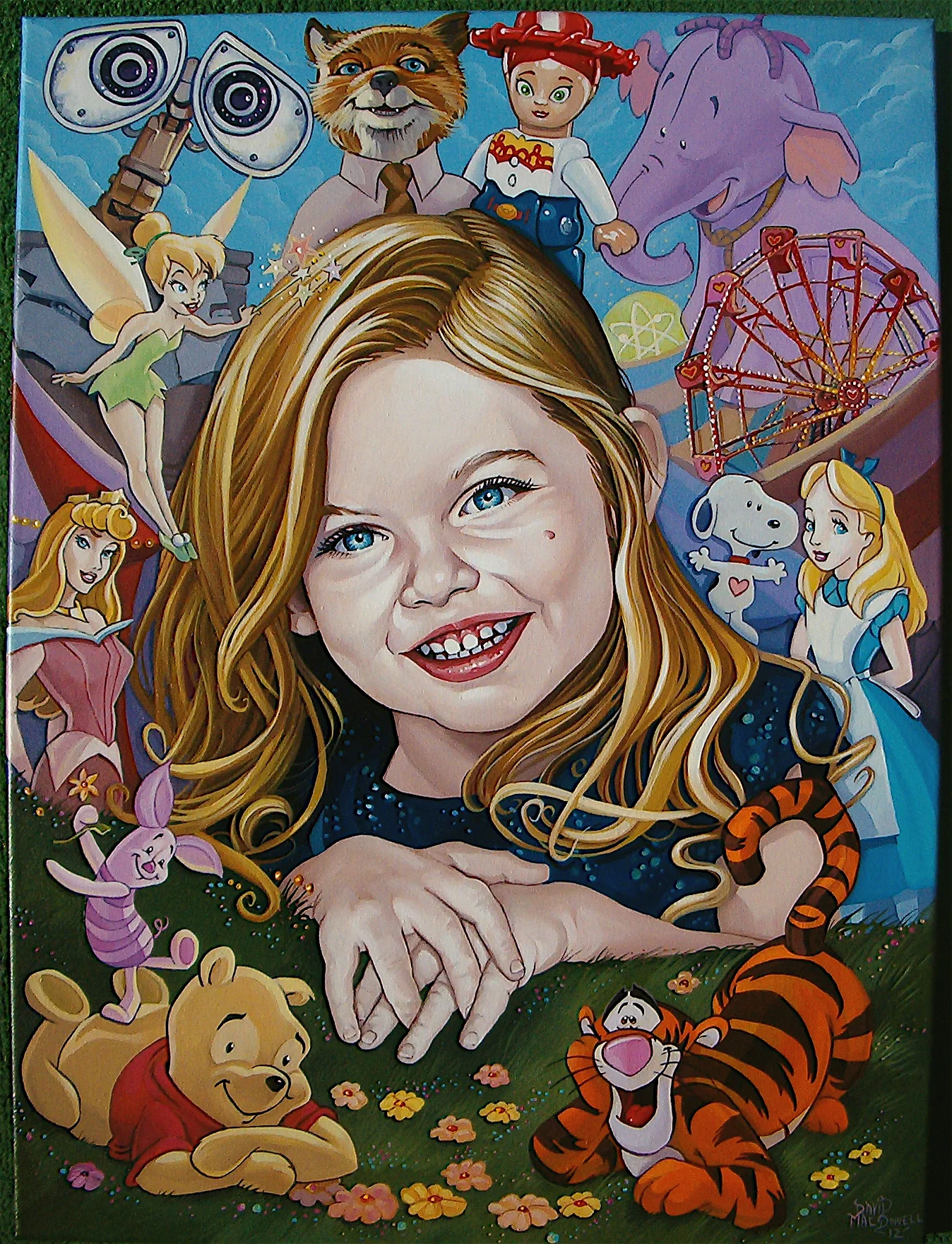 Paley's "4th Birthday" Portrait by Dave MacDowell