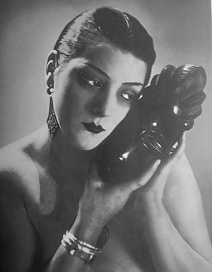 One of Man Ray's iconic images of Alice Prin