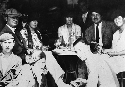 (L to R) Gerald & Sara, Unknown Guest, Ernest & Elizabeth Hadley Richardson