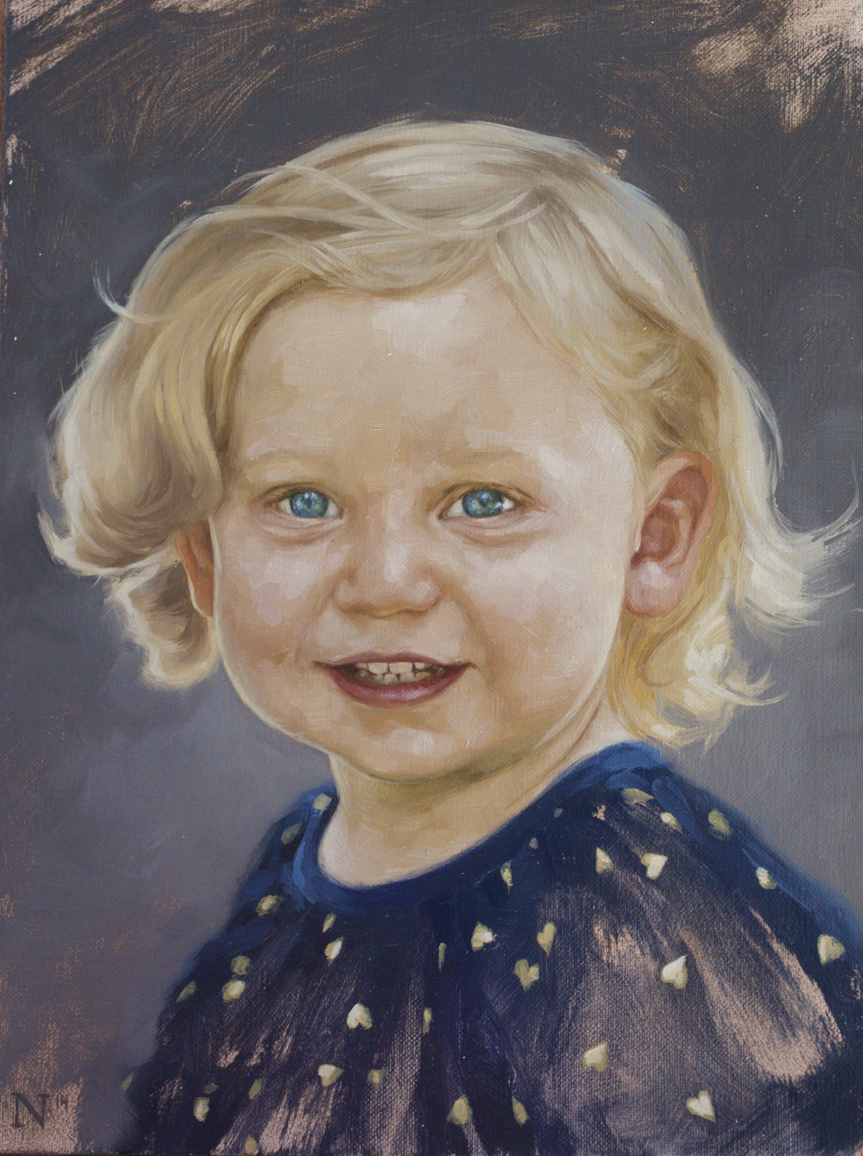 Paley 2yr Portrait by Aaron Nagel