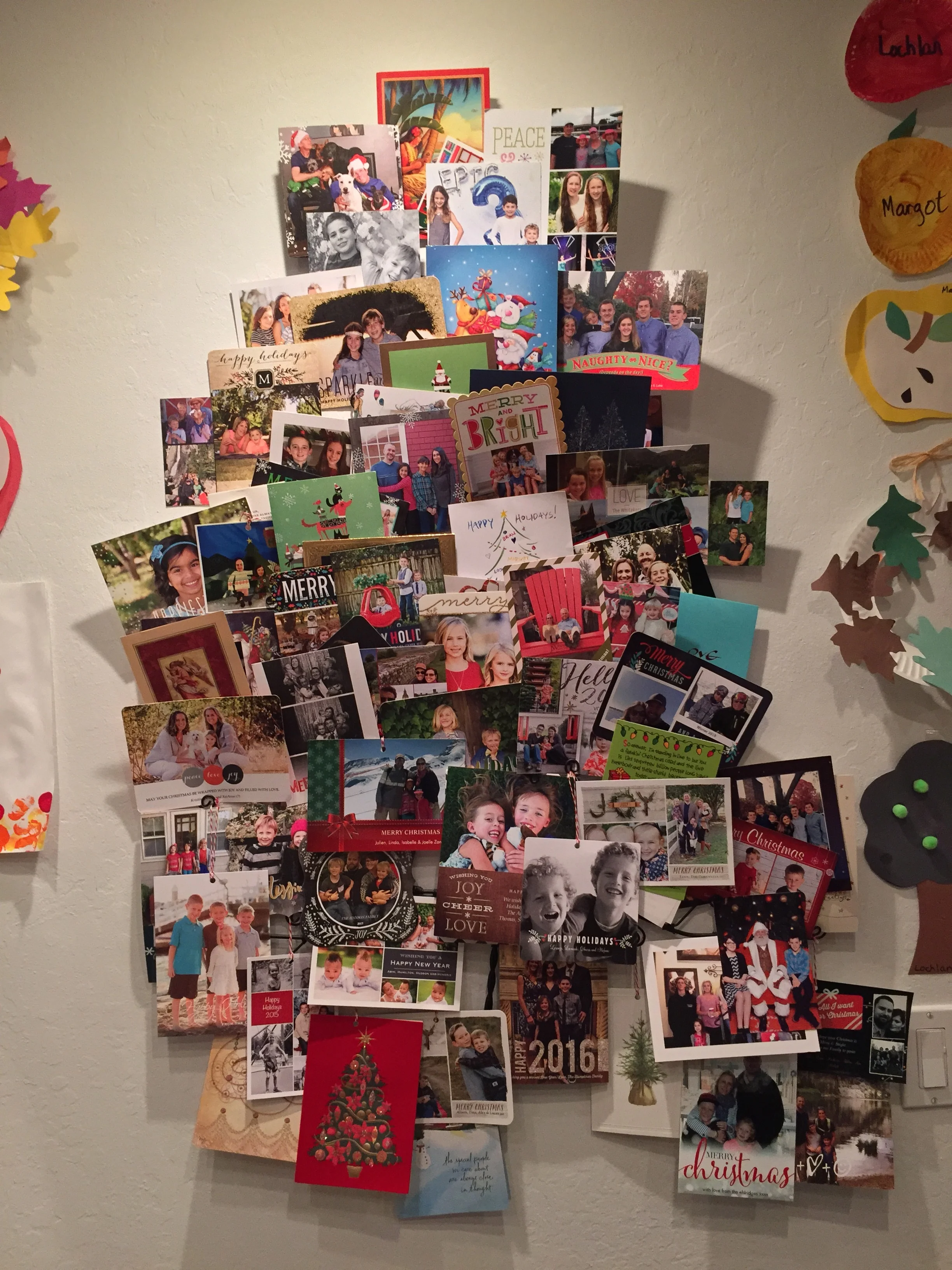 #HKfamilyXmas Card Tree Coming Down