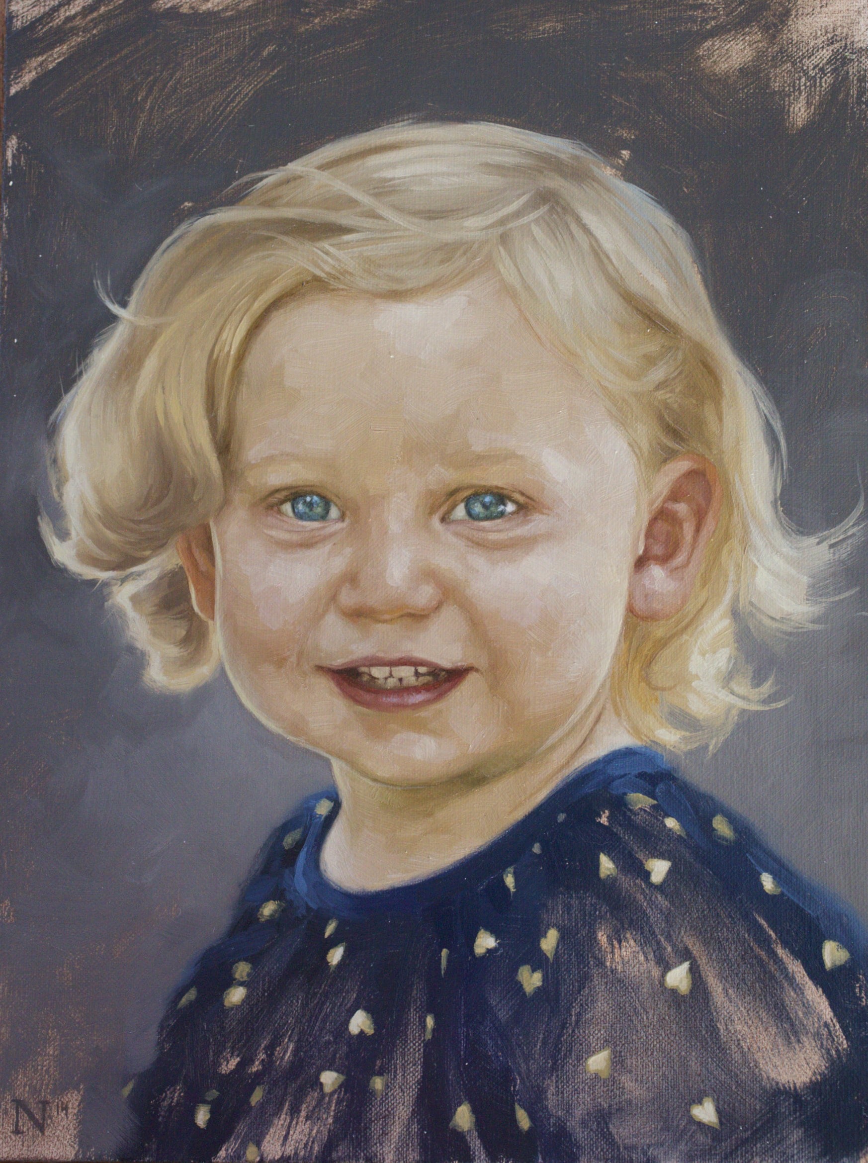 AARON NAGEL "Margot 2" 2014 Oil on press board. http://aaronnagel.com
