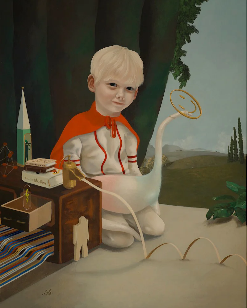 LOLA GIL "Lochlan 4th" 2016 Oil on Board