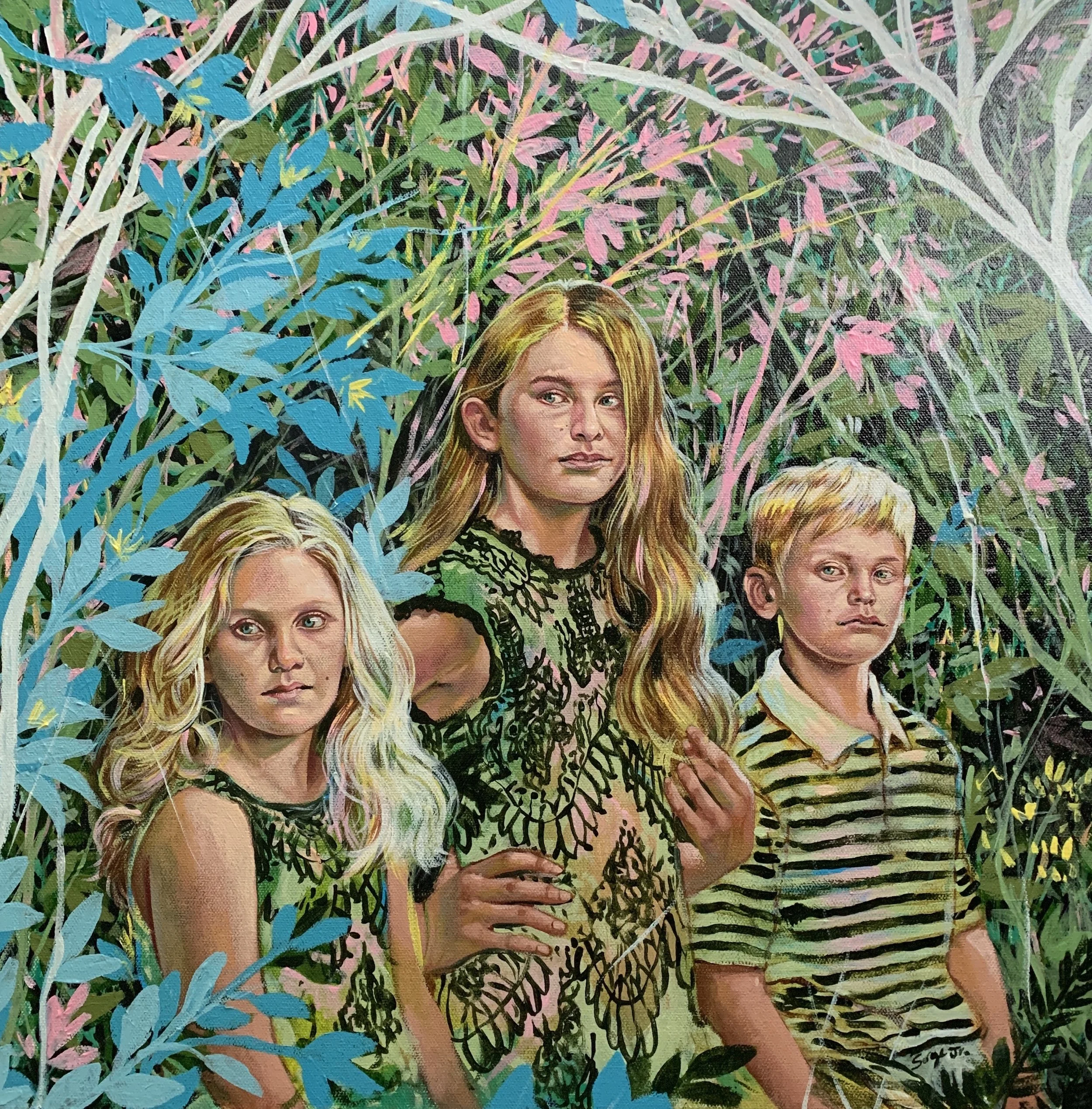 Margot, Lochlan 9th and Paley 14th Portrait by Serge Gay Jr.