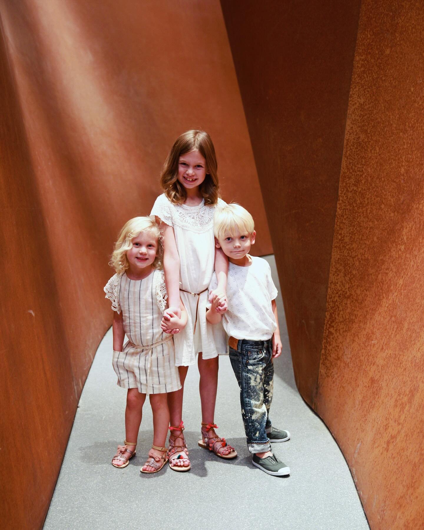 Super bummed to read @richard.serra passed away yesterday. Fell in love with his work back in 93 and was lucky to do a shoot with kids around his #sequence sculpture. One of my favorite shoots with @rachelcapilphotography - sadly the lighting wasn&rs