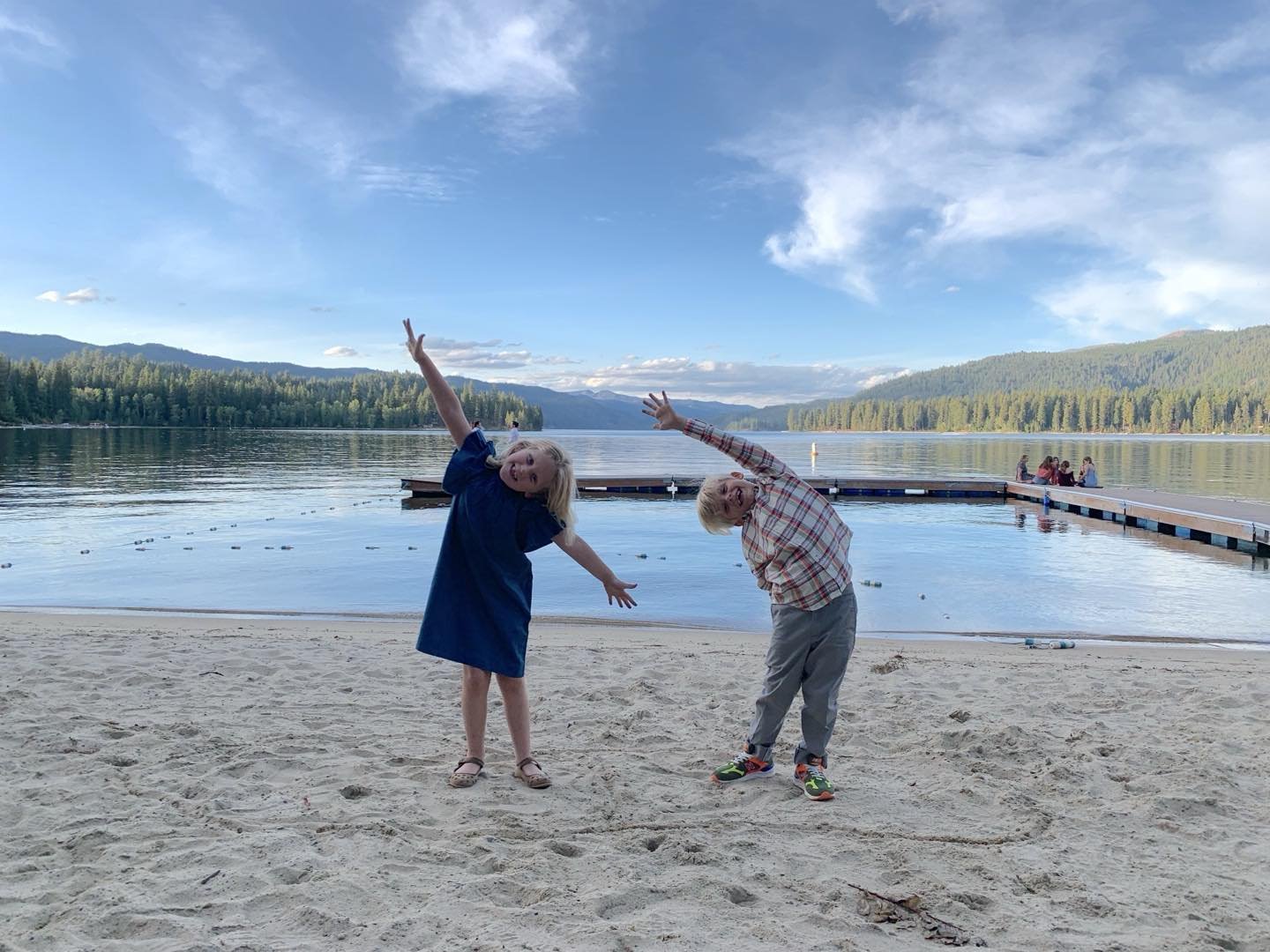 Goofed Twins in McCall for @cat &amp; @martineau wedding. Can&rsquo;t believe coming up to 5 years.