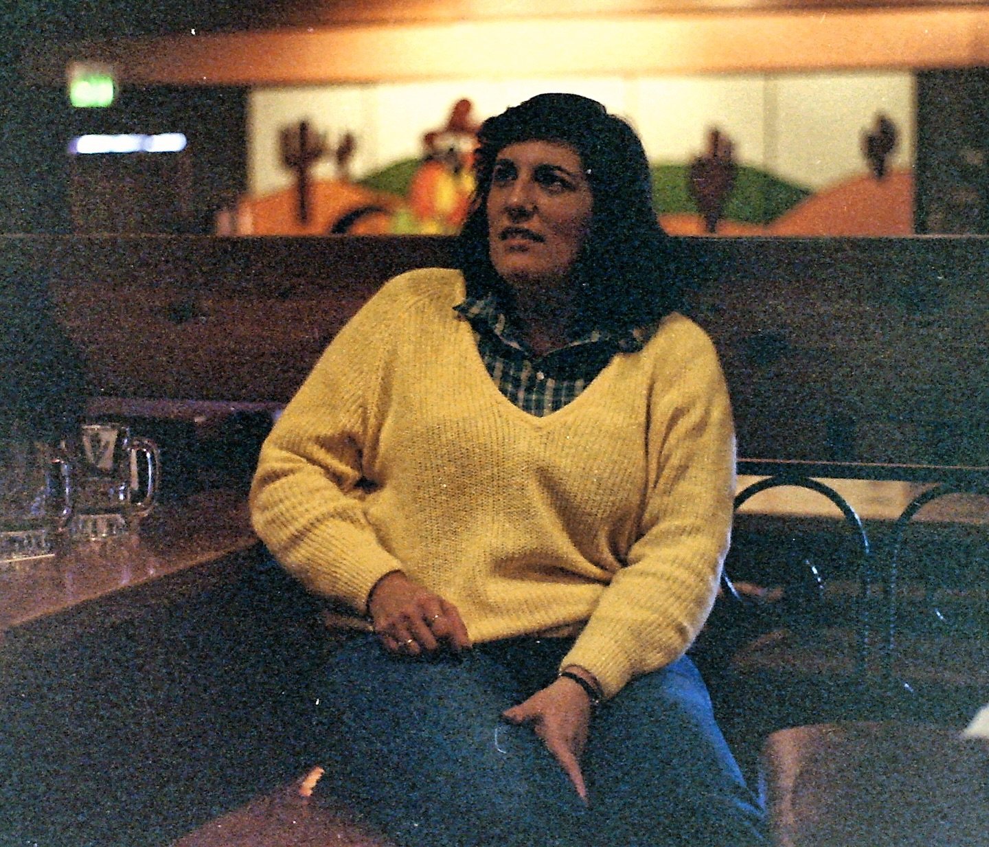 I believe this was taken at Golden Skate. A great photo and moment. Did I ever see my mother on skates. I wanna say at least once. I get it now, won&rsquo;t find me on skis ever again. #lindatejadakincaid ❤️BHK 📷 @toussaintdale