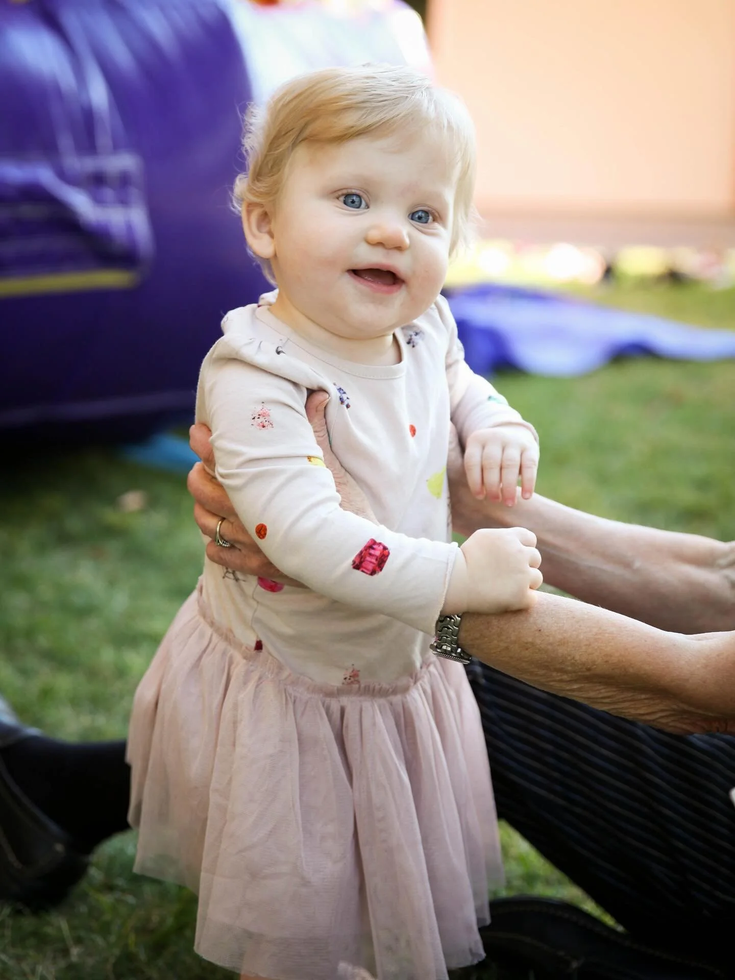 Day 4 of 5 before the big 13th for the twins. This little miss at her fist birthday party in 2013.