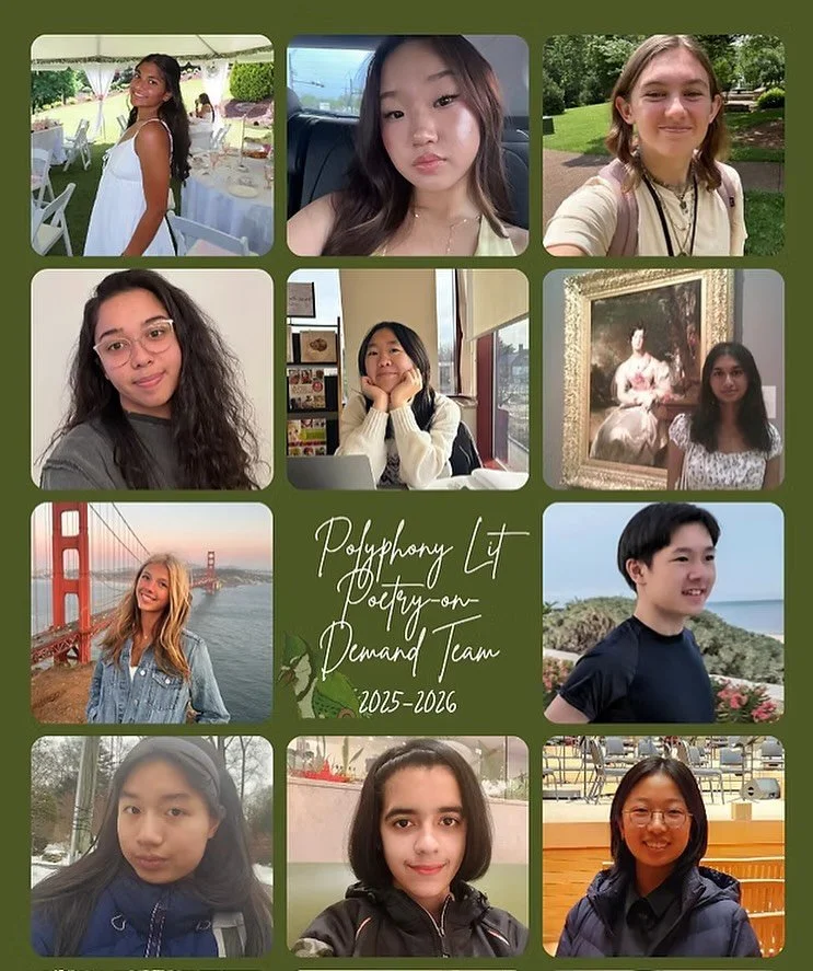 As I reported over the summer. @paleyhk has been working with @polyphony.lit as a sr. Editor. They are running their Poetry on Demand fundraiser for the holidays.  You get a personalized poem to gift and your donation/fee helps young writers submit t