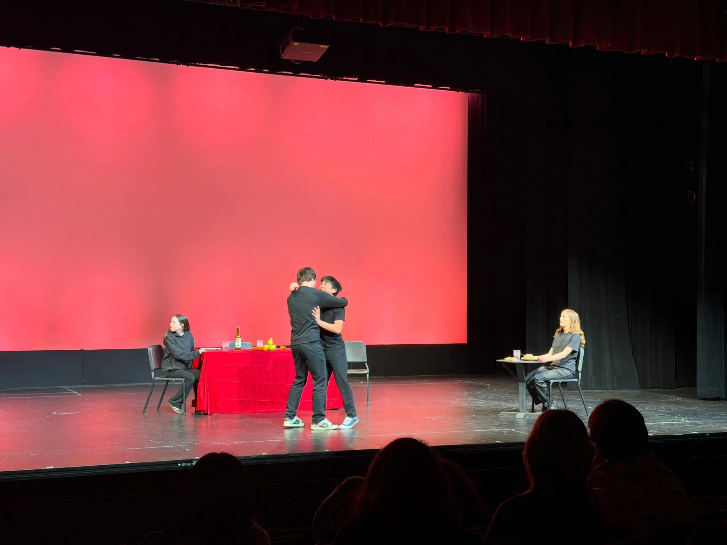 Paley had one last run on stage last week. She and several classmates were under the direction of a friend for his capstone project. A hilarious play that nod to Noises Off.