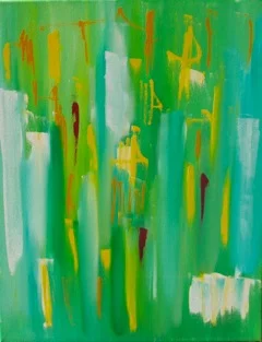  'L'Amerique III' (oil on canvas)