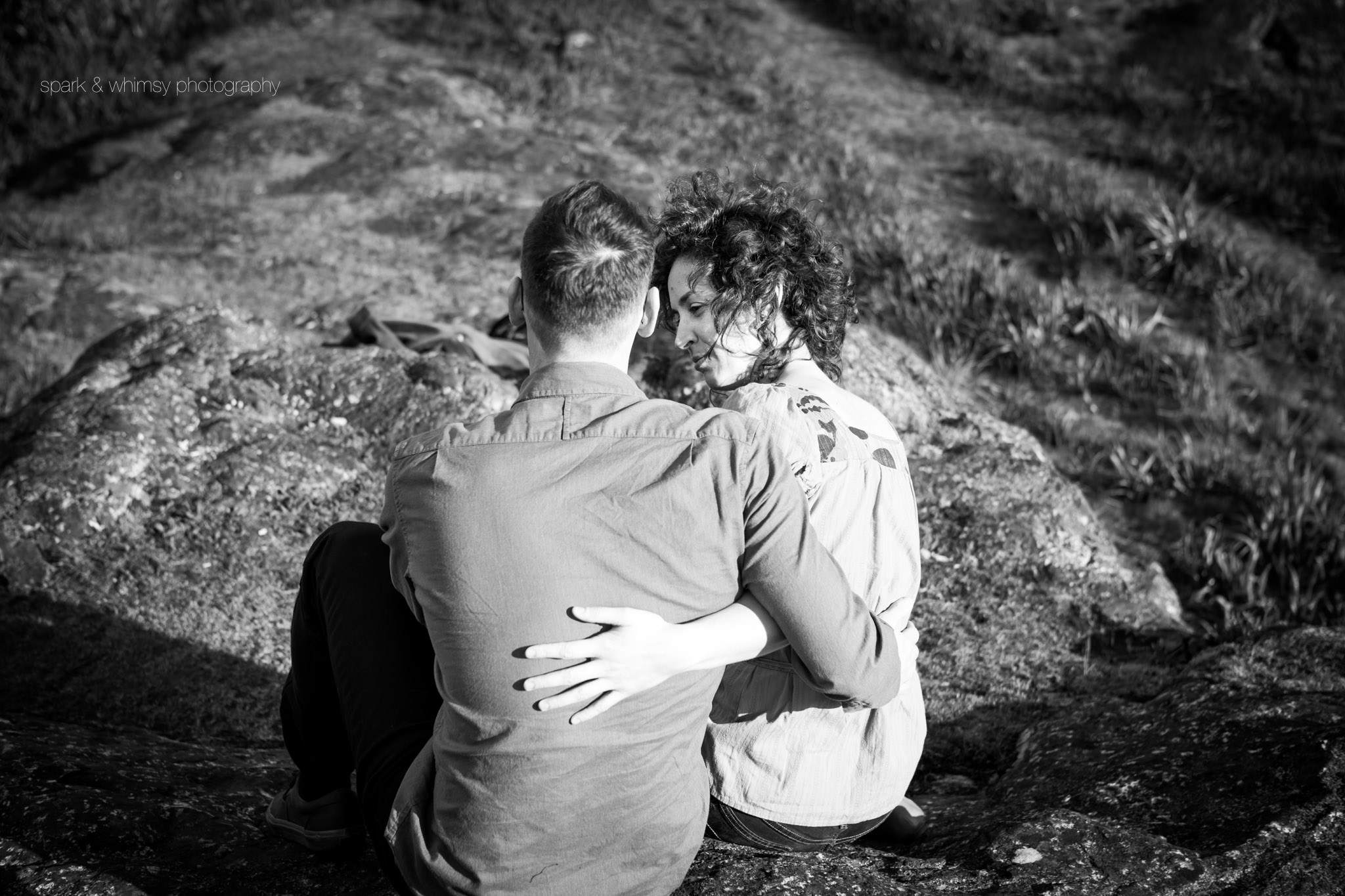 engagement session black and white portrait | wedding photography victoria bc