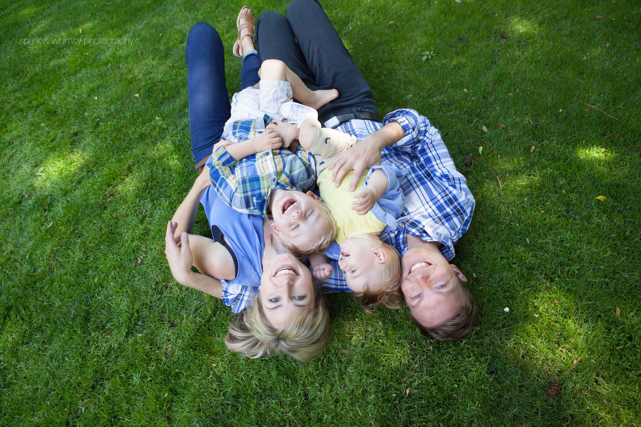 Fun outdoor family portrait | Victoria BC family photographer