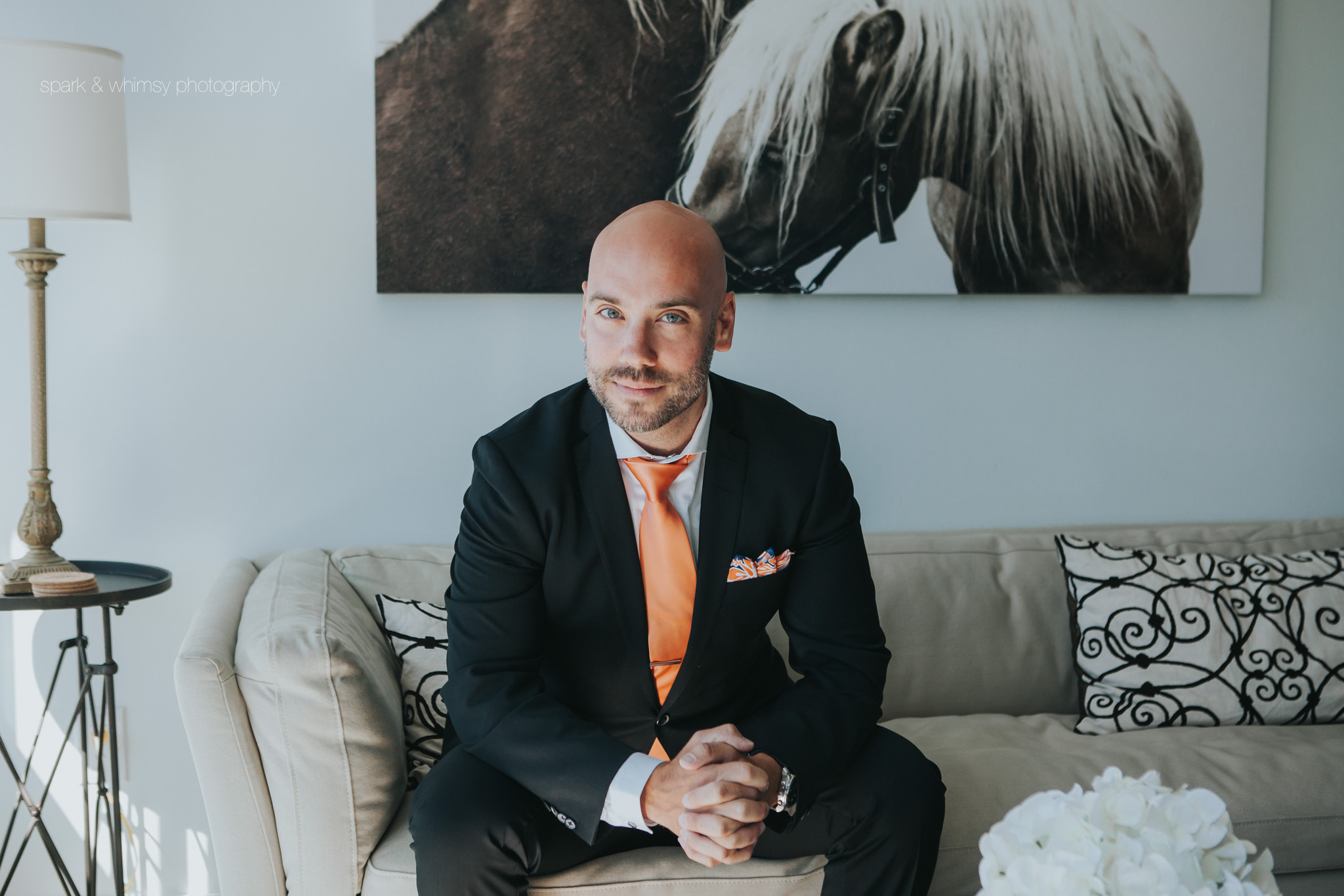 portrait of best man | victoria bc wedding photographer