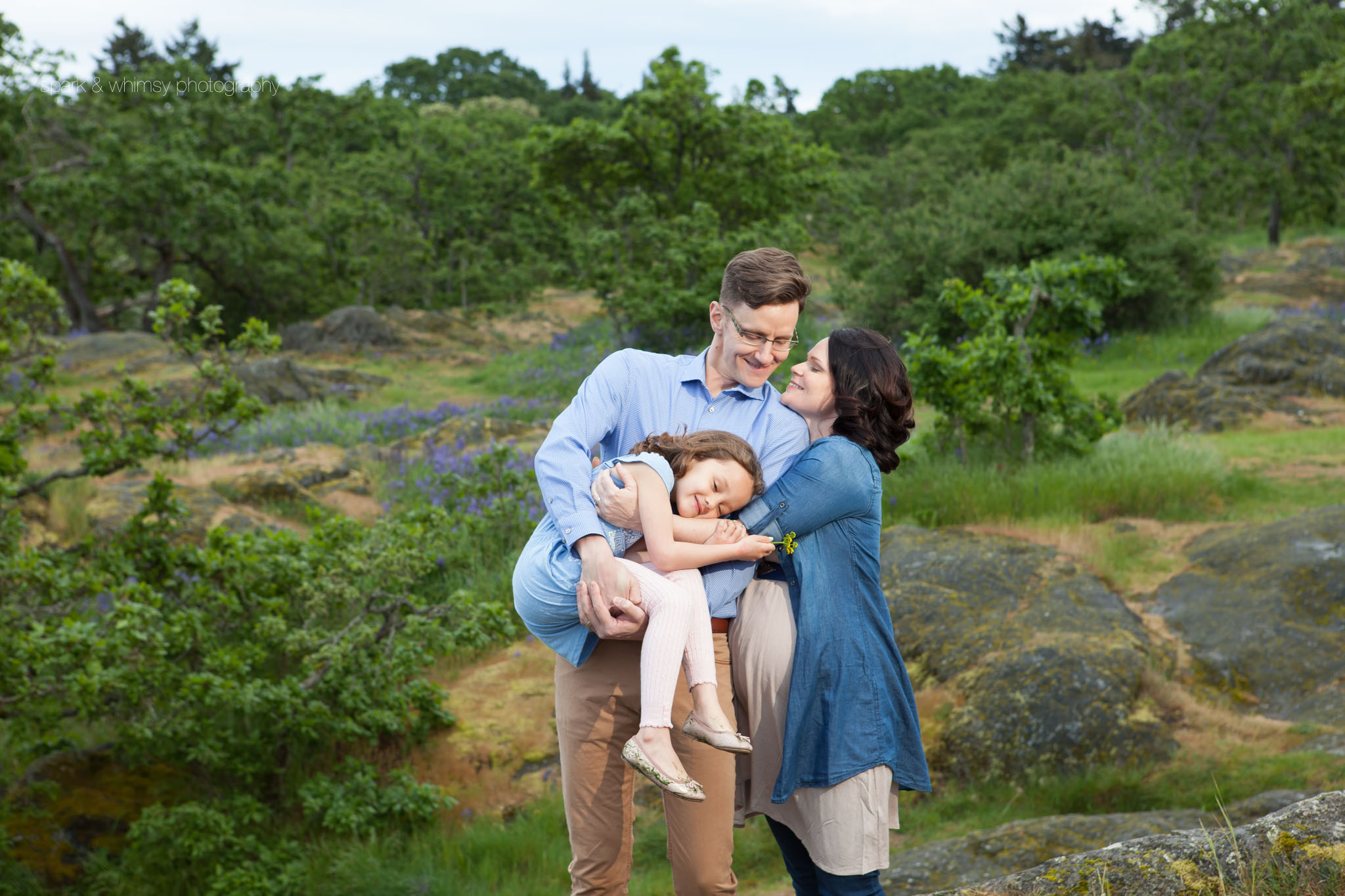 Outdoor Family Maternity Portrait | Victoria BC Maternity Photographer