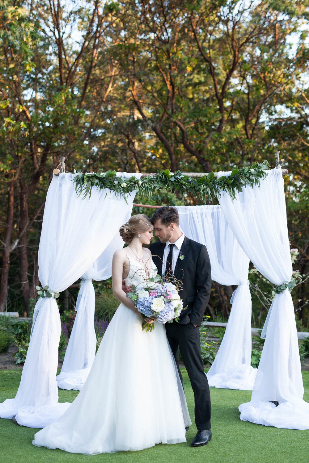 Bridal portrait at Olympic View Golf Club | Wedding Photography Victoria BC