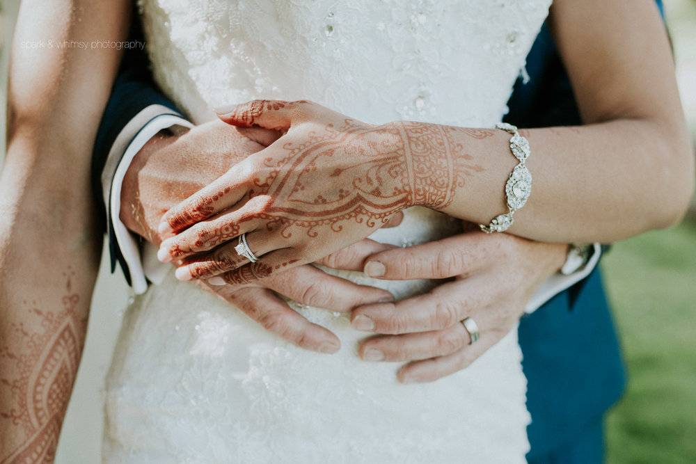 bride and groom's hands | victoria bc wedding photographer
