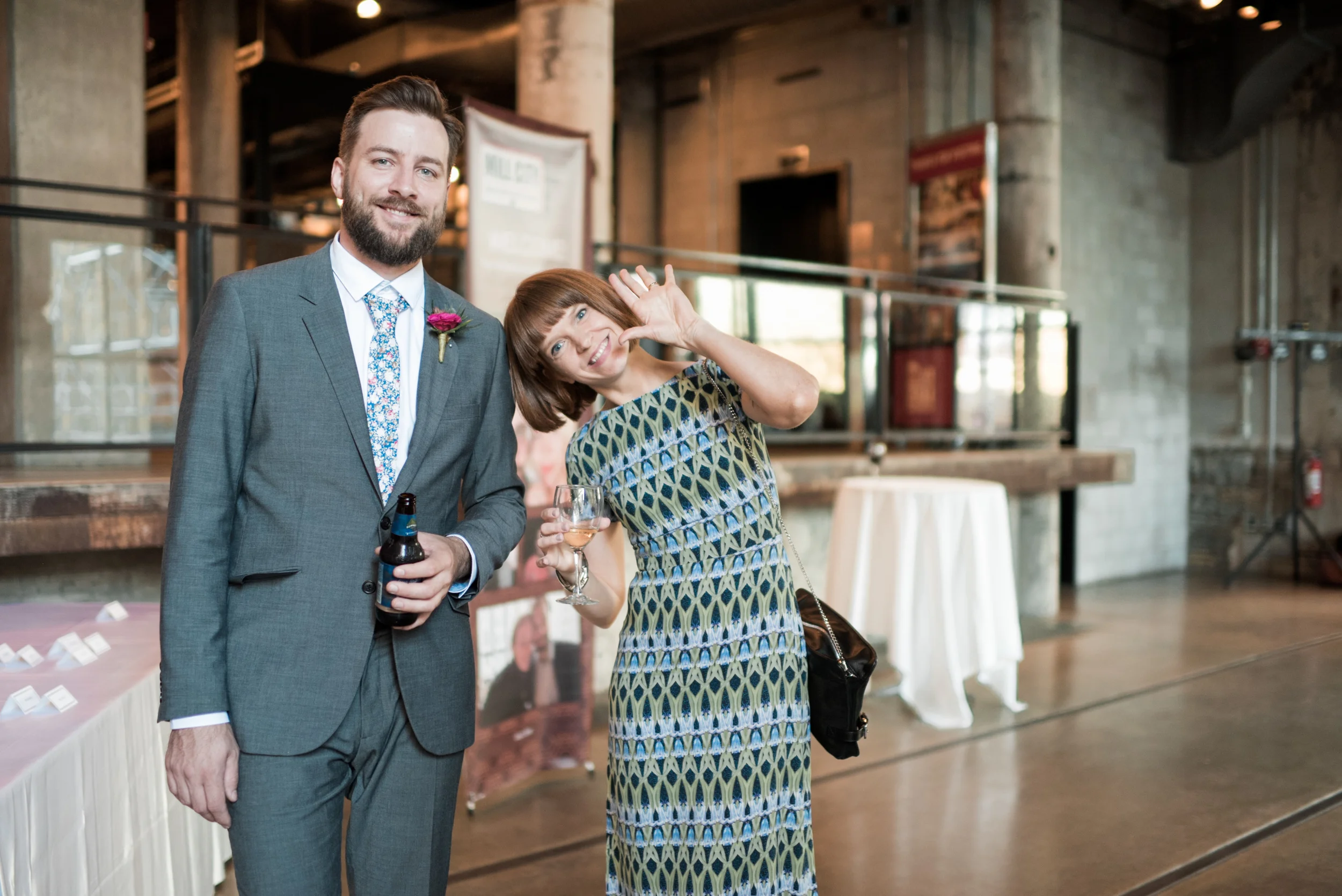Twin Cities Mill City Museum Summer Wedding by NYLONSADDLE Photography