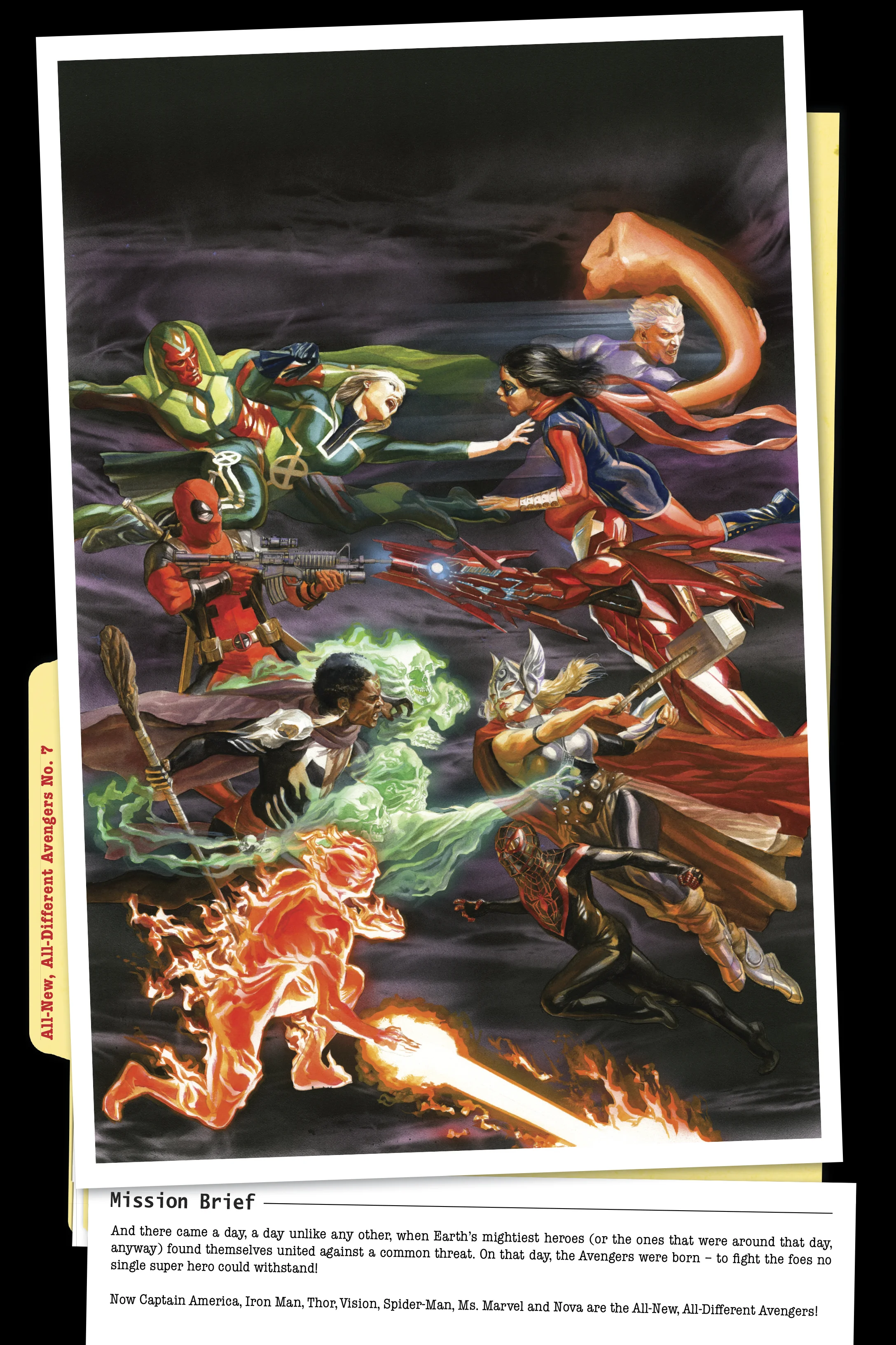 Design and layout for Avengers: Standoff . Content copyright Marvel Entertainment, 2016.