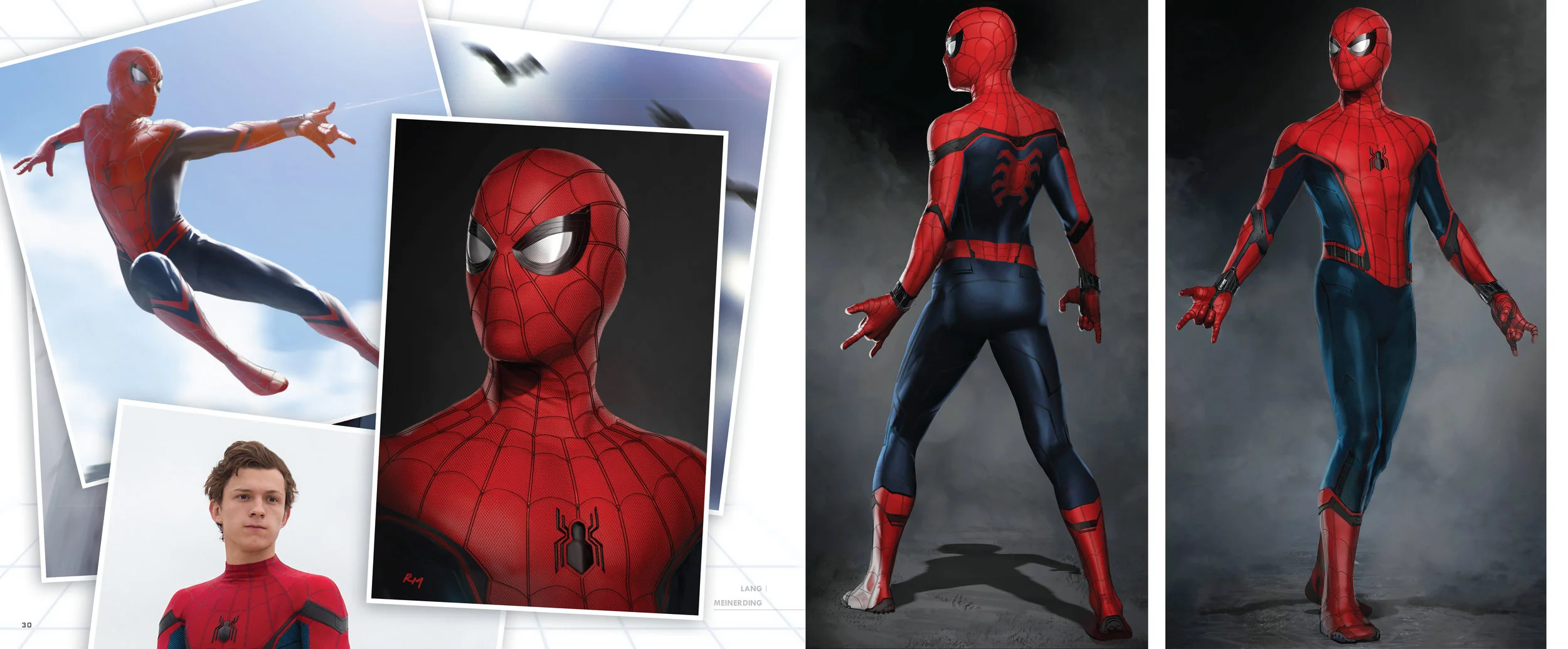 Design and layout for The Art of Marvel Studio's Spider-Man Homecoming . Content copyright Marvel Entertainment, 2017.